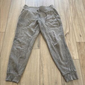 lululemon athletica Cotton Joggers in Taupe Gray